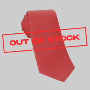 Solid Silk Tie – Red