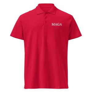 Premium Red MAGA Polo Shirt